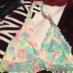 PINK multicolor bralette